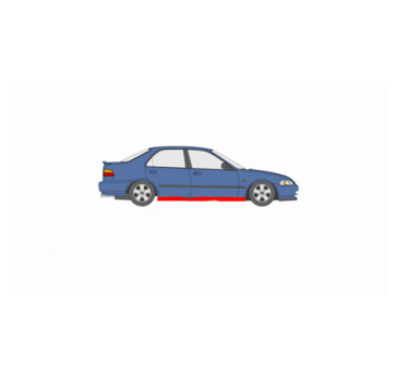 HONDA CIVIC 4-D 92- RIGHT DOOR SILL / DOOR SILL REPAIR KIT