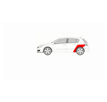 OPEL ASTRA H 03-14 REAR RIGHT FENDER REPAIR KIT