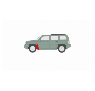 JEEP PATRIOT 06- FRONT LEFT FENDER REPAIR
