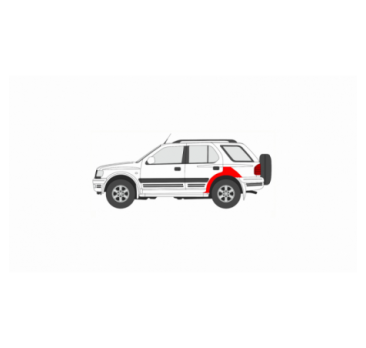 OPEL FRONTERA 98-03 OPRAVNÝ KRYT ĽAVÉHO ZADNÉHO BLATNÍKA