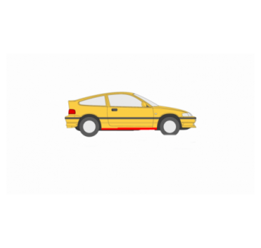 HONDA CIVIC CRX 88-95 KÜSZÖB JAVÍTÁS JOBB OLDAL KÜSZÖB JAVÍTÁS JOBB OLDAL