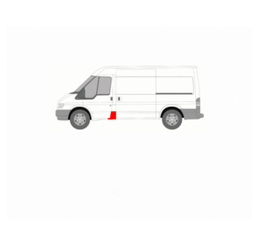 FORD TRANSIT 00-13 KRYT ĽAVÉHO STĹPIKA