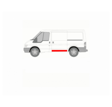 FORD TRANSIT 00-13 ĽAVÝ ZÁCHRANNÝ PLÁT POSUVNÝCH DVERÍ