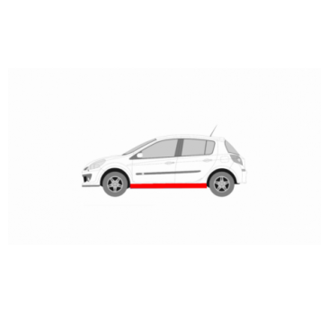 RENAULT CLIO III 09- UȘĂ LATERALĂ STÂNGĂ / CAPAC REPARAȚIE UȘĂ LATERALĂ