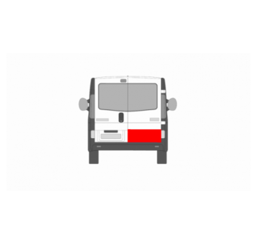 NISSAN PRIMASTAR 02-10 JOBB HÁTSÓ AJTÓ