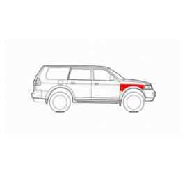 MITSUBISHI PAJERO SPORT 96-08 FRONT RIGHT FENDER UPPER PART