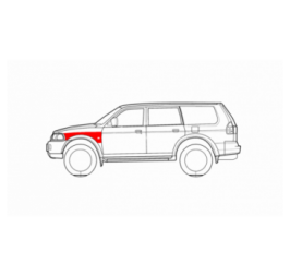 MITSUBISHI PAJERO SPORT 96-08 ĽAVÝ PREDNÝ BLATNÍK HORNÝ