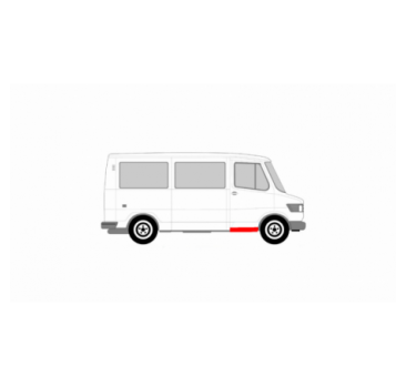 MERCEDES 207-410 FRONT DOOR GUARD RIGHT