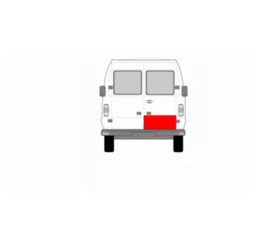 MERCEDES BENZ 207-410 REAR DOOR TRIM RIGHT