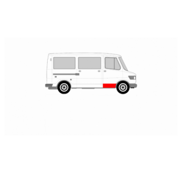 MERCEDES BENZ 207-410 DOOR TRIM FRONT LEFT