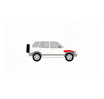 KIA SPORTAGE 94-03 FRONT RIGHT FENDER UPPER PART