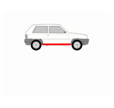 REPARAȚIE PRAG FIAT PANDA 80-02