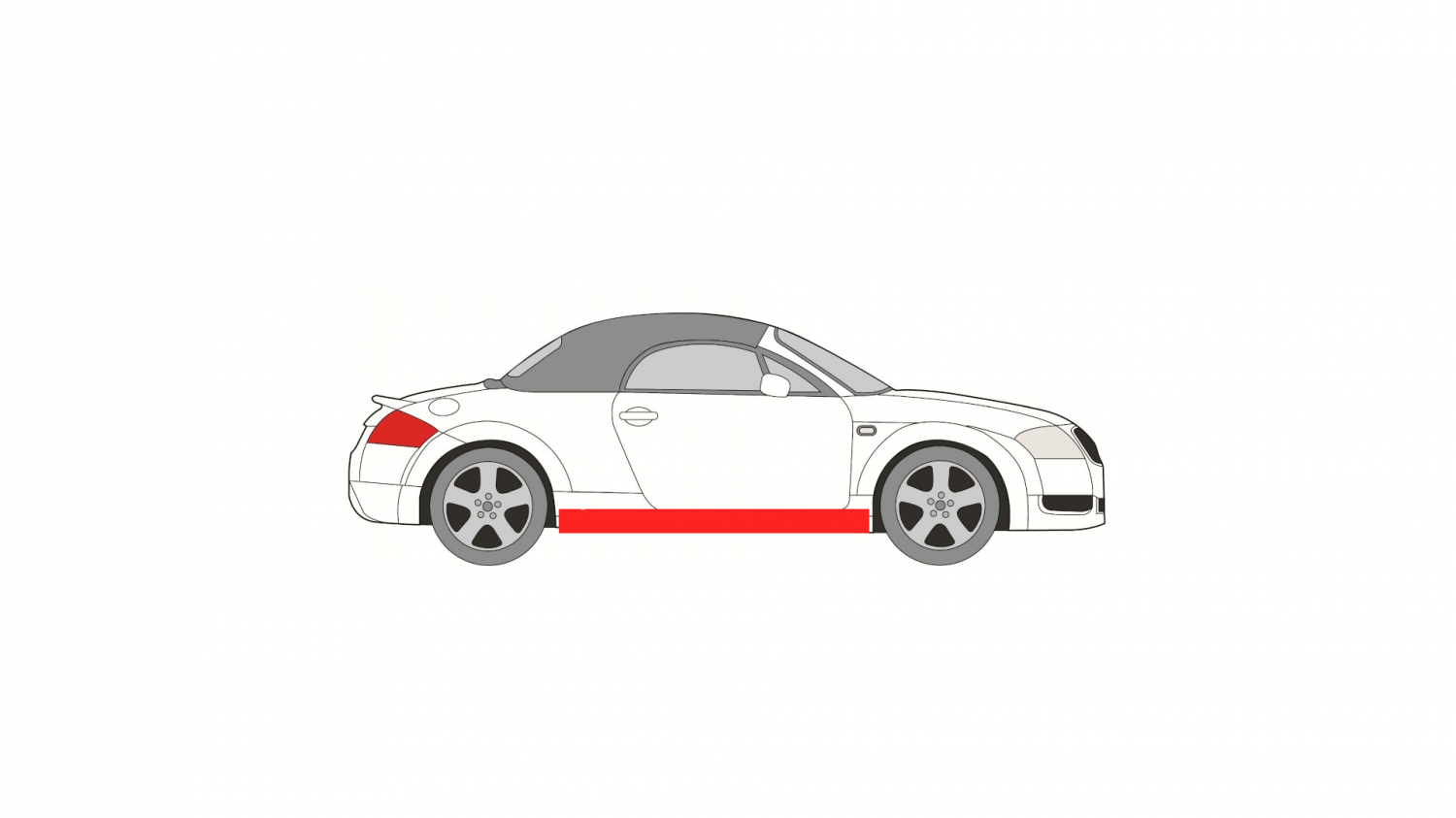 REPARAȚII PRAG AUDI TT 98-06