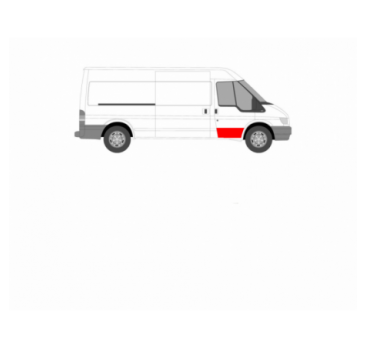 FORD TRANSIT 00-06/06-13 PREDNÉ OBLOŽENIE DVERÍ