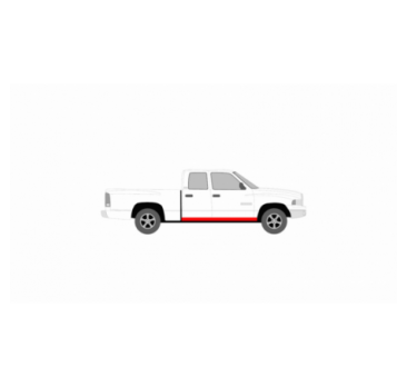 DODGE RAM 02-07 NÁRAZNÍK NA PRAHY VNÚTORNÝ KRYT PRAHOV