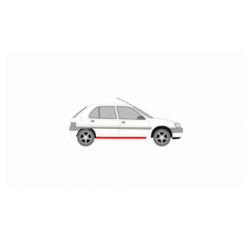 CITROEN SAXO 96-04 OPRAVNÁ SADA PRAVÉHO PRAHOVÉHO NÁRAZNÍKA