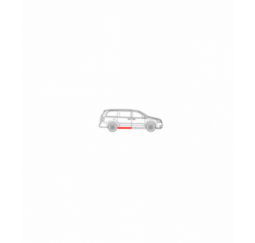 CHRYSLER VOYAGER 00-08 SLIDING DOOR THRESHOLD