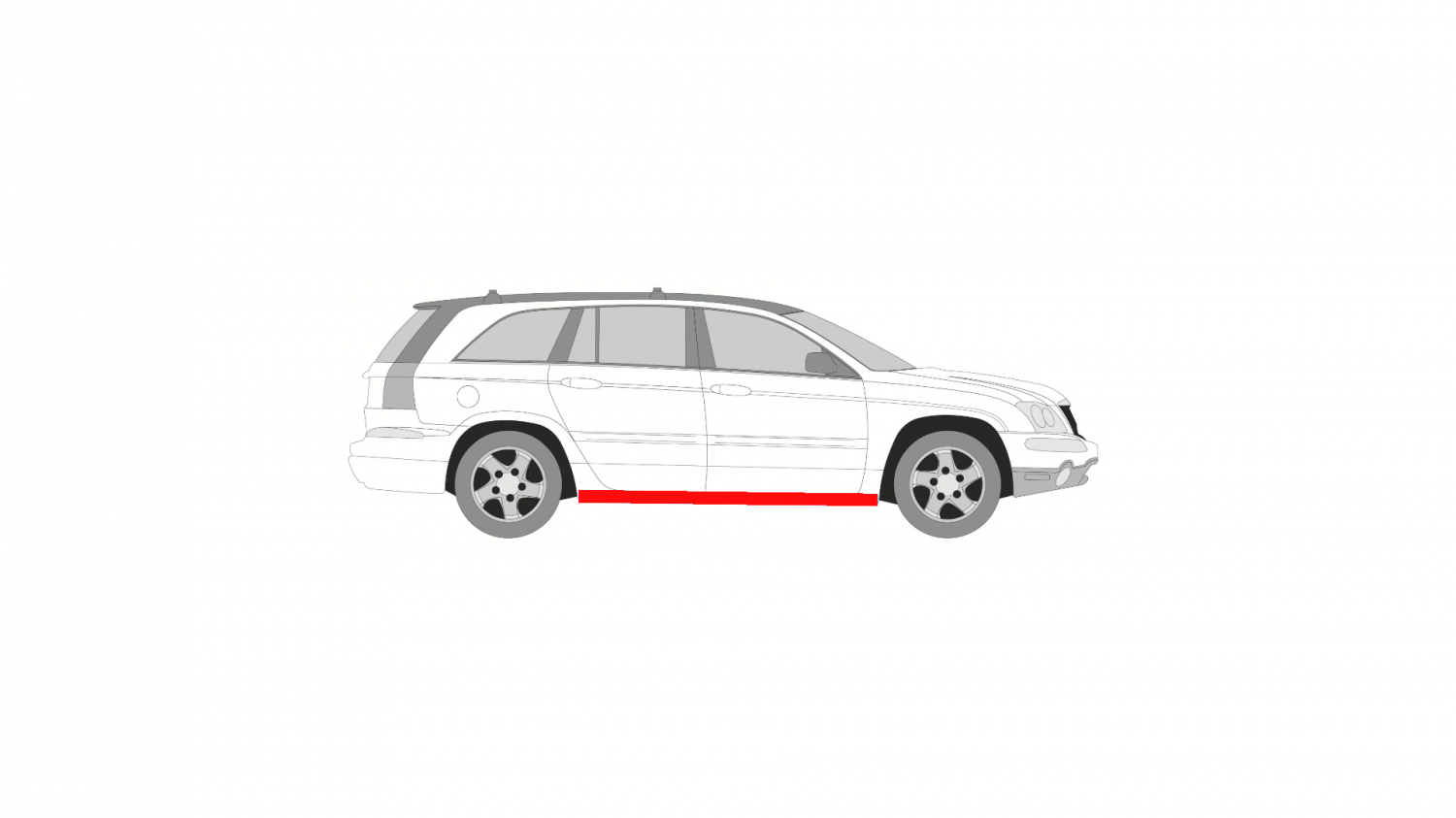 CHRYSLER PACIFICA 03-07 KÜSZÖB JAVÍTÓKÉSZLET ALSÓ RÉSZ