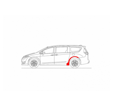 ARIPA SPATE STÂNGĂ CHRYSLER PACIFICA 03-07