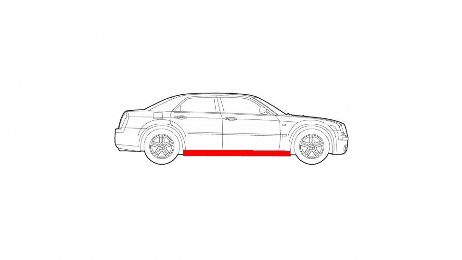 CHRYSLER 300 C 04-11 THRESHOLD / THRESHOLD REPAIR